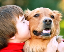Boy with Dog